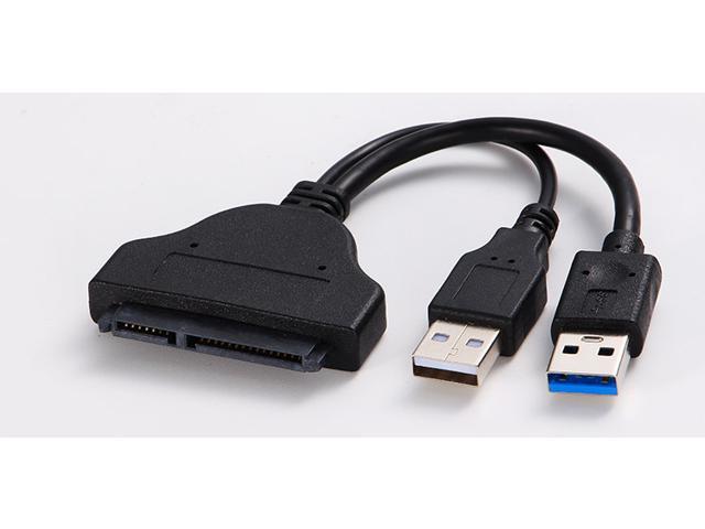 USB3.0 To Sata 7+15 pin Converter Adapter HDD Cable with power for 2.5' HDD usb to hard drive disk,Supports 2.5' Mass Storage Class Drive