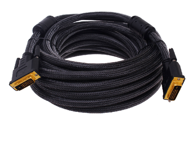 DTECH DVI-D (24+1) Male to DVI-D (24+1) Male Digital Dual Link extension Cable (DT-1010 32ft/10m),DVI M to M dual link extension cable