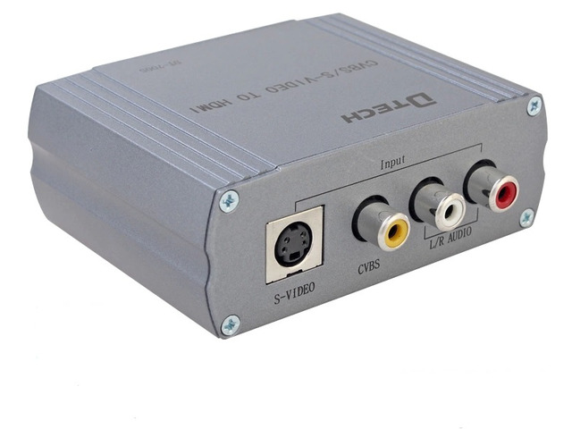 DTECH DT-7005 AV To HDMI RCA To HDMI S-Video To HDMI CVBS To HDMI HD Converter Support...