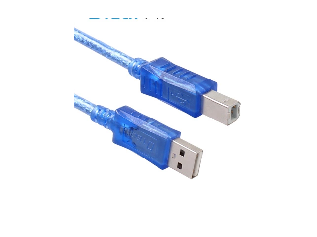 DTECH CU0093 6-Foot USB 2.0 A Male to B Male Cable, BlUE
