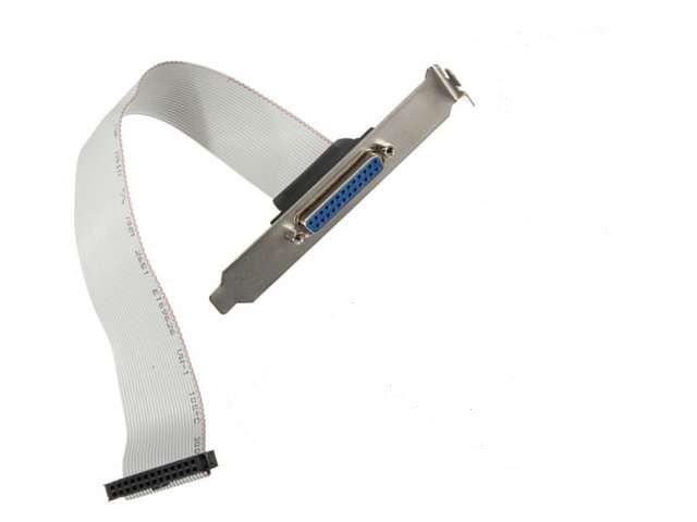 25Pin Parallel LPT Printer Port Bracket to Motherboard 25 Pin Female Cable Adapter PC,25pin Motherboard Printer bracket