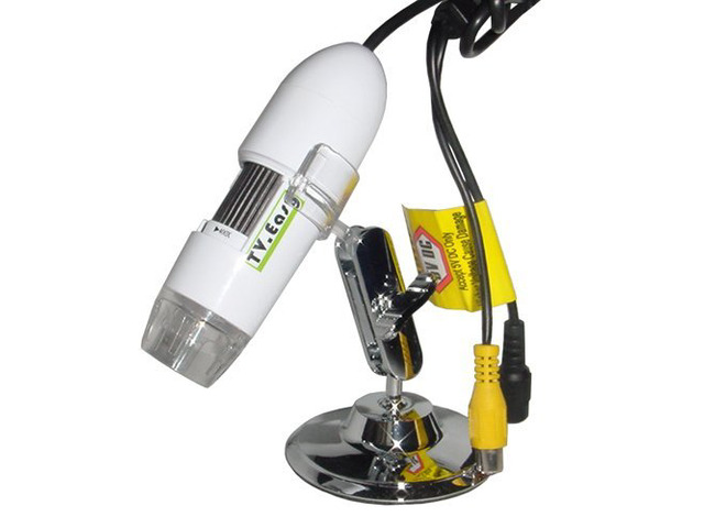 Tekit 25x - 400x 2.0m Pixel Digital Microscope with LED Light and RCA Video Output for TV