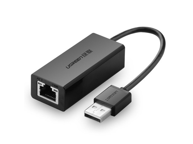 USB 2.0 to 10/100 Fast Ethernet Lan Wired Network Adapter for Macbook, Chromebook, Windows 10, 8.1 and Earlier, Mac OS X 10.11,Surface Pro, Wii,...