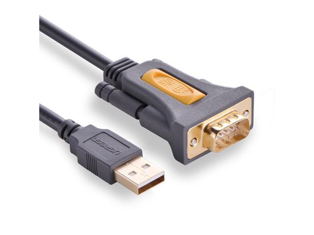 USB to Serial RS232 DB9 Converter Adapter Cable with PL2303 Chipset Compatible with Windows 10/8/7/Vista/XP/2000 and Mac OS X 10.6 to 10.11 EI...