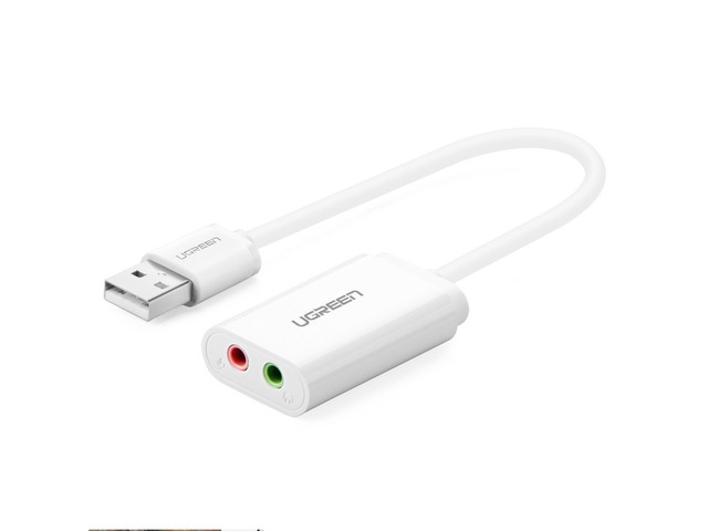 USB External Stereo Sound Adapter With Headphone And Microphone Jack Usb Audio Adapter...