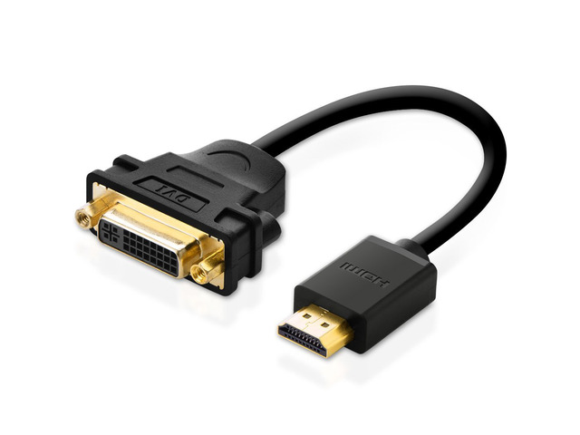 Ugreen HDMI to DVI Converter Adapter Cable, HDMI Male to DVI 24+5 Female Converter, HDMI to DVI-I Video Cord 1080P for HDTV, Plasma, DVD and...