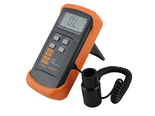 SM208 Screen luminance meter Mini light probe measuring angle, Screen Brightness Meter...