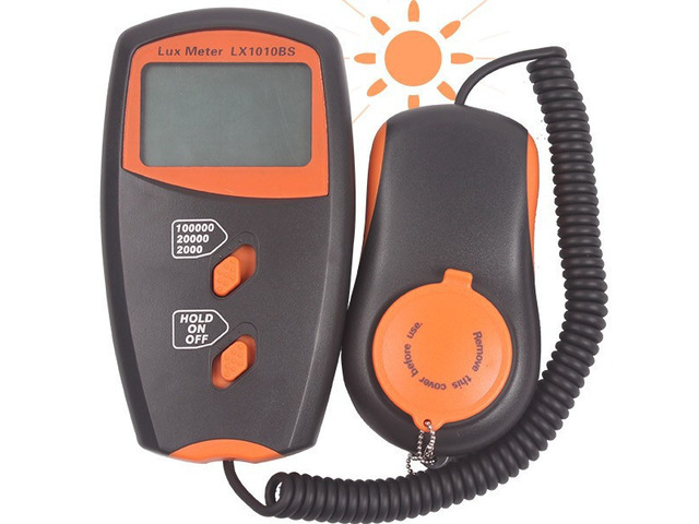 Professional Digital Light meter 100000 Lux LX1010B, Digital Illuminance/Light Meter, 0...