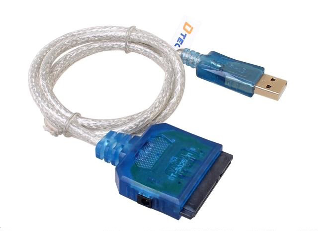 DTECH USB 2.0 to 2.5 / 3.5 SATA Hard Drive SSD Adapter Cable with Power Supports SATA I...