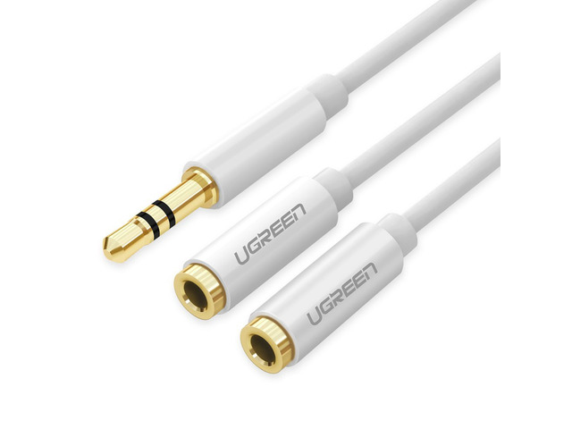 3.5mm Audio Stereo Y Splitter Cable 3.5mm Male to 2 Port 3.5mm Female for Earphone and...