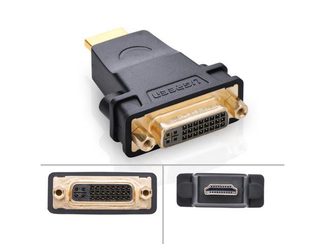 UGREEN HDMI to DVI Converter adapter,High Speed HDMI Male to DVI 24+5 DVI-D Female Adapter Gold Plated Support 1080P for HDTV, Plasma, DVD and...