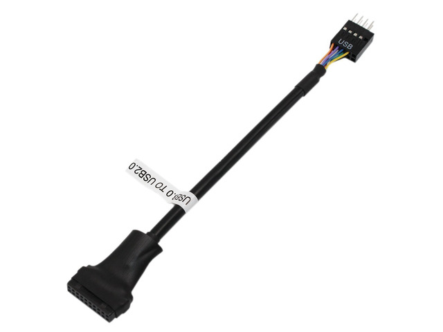 USB Motherboard Connector,20Pin USB3.0 Female to 9Pin USB2.0 Male Motherboard Adapter C...