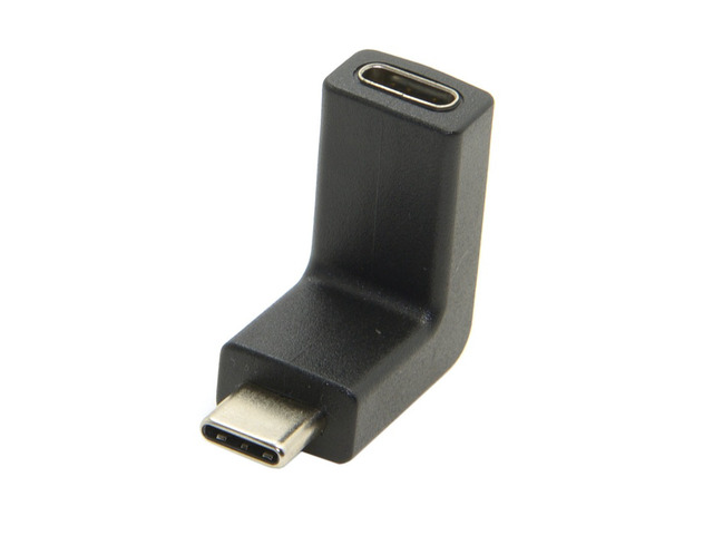 90 Degree USB-C USB 3.1 Type-C Male to Female Extension Adapter for Laptop & Tablet & C...