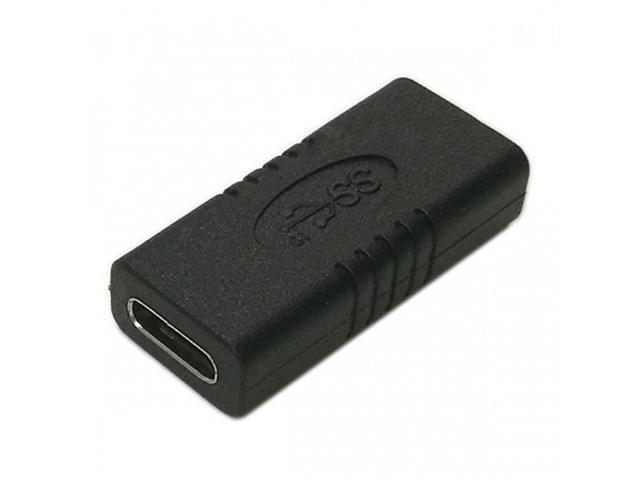 10Gbps USB-C USB 3.1 Type-C 24 Pin Female to Female F/F Extension Adapter for Cell Phone & Laptop
