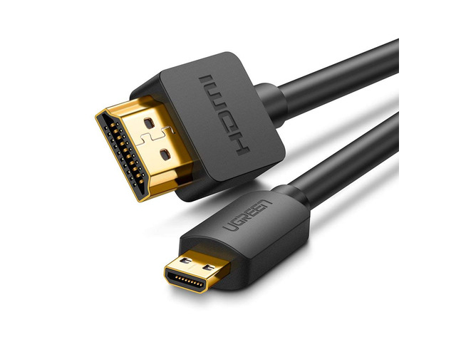 UGREEN Micro HDMI to HDMI Adapter Cable Male to Male High Speed HDMI Cable Supports 3D...