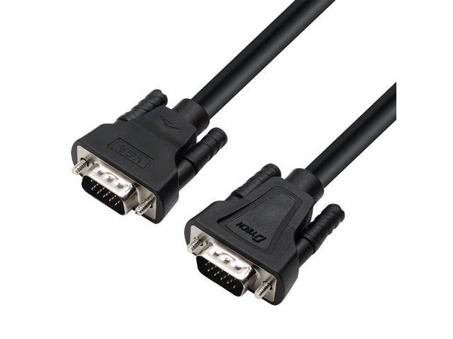 DTECH (65.6ft/20m) VGA extension cable, DTECH Heavy Duty Long VGA Computer Monitor Cable Cord 1080p High Resolution