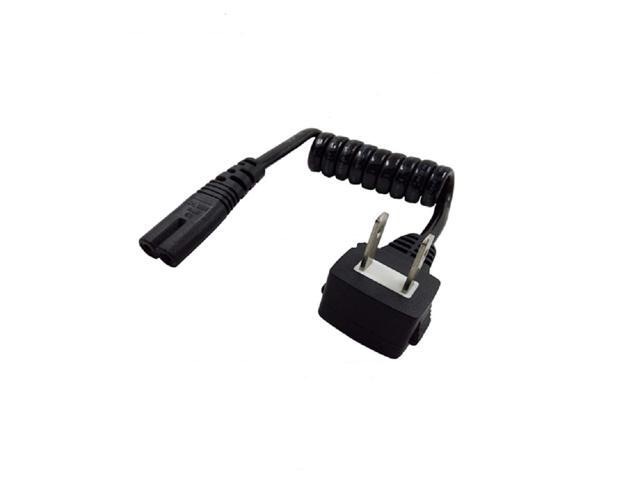 Tekit Universal 2 Prong Power Cord,NEMA 1-15P Angled to IEC320 C7 Figure 8 Shotgun Connector Retractable Spring AC Power Supply Cable Cord Wire... Tekit Universal 2 Prong Power Cord,NEMA 1-15P Angled to IEC320 C7 Figure 8 Shotgun Connector Retractable Spring AC Power Supply Cable Cord Wire...