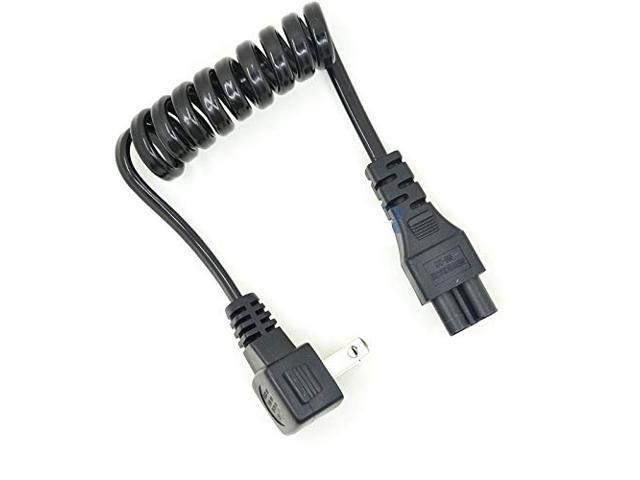 Tekit NEMA1-15P Angeld to IEC 320 C5 Retractable Spring AC Power Cord,2-Pin US Plug 2-Pole 90 Degree to IEC 60320 C5 3-Prong AC Power Cord 10-30cm... Tekit NEMA1-15P Angeld to IEC 320 C5 Retractable Spring AC Power Cord,2-Pin US Plug 2-Pole 90 Degree to IEC 60320 C5 3-Prong AC Power Cord 10-30cm...