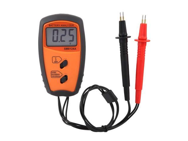 SM8124A Battery Resistance Voltmeter Internal Impedance Meter LCD Rechargeable Battery Impedance internal resistance Tester - Voltage & Current...