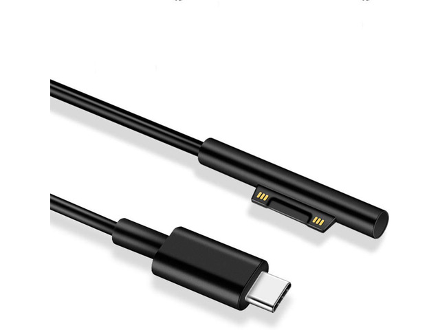 USB-C Type-C Power Supply Charger Adapter Charging Cable Cord for Surface Pro 6/5/4/3 Tablet Charging Cord