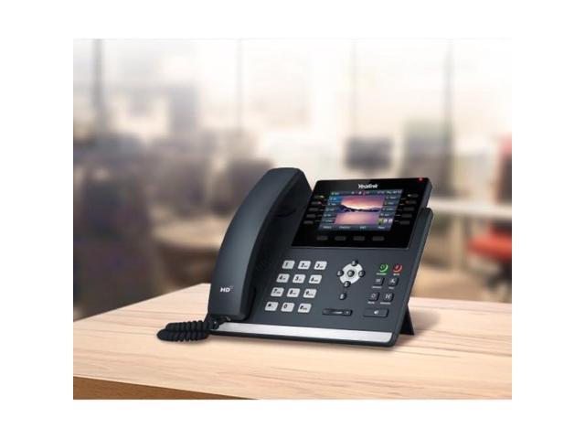 Yealink SIP-T46U IP Phone Corded Corded Wall Mountable Desktop Classic Gray