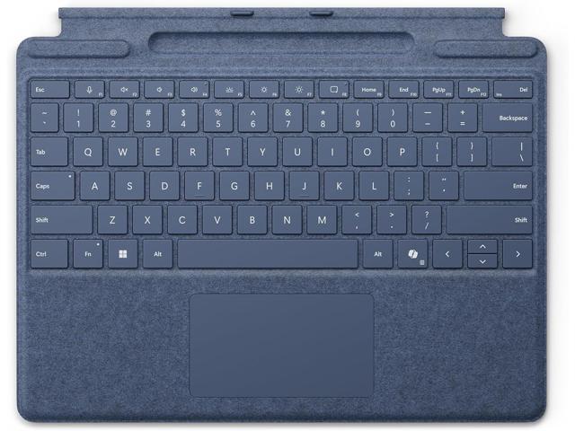 Microsoft - Surface Pro Keyboard for Pro 13" (11th Edition), Pro 9, and Pro 8 with Pen Storage - Sapphire - image 7