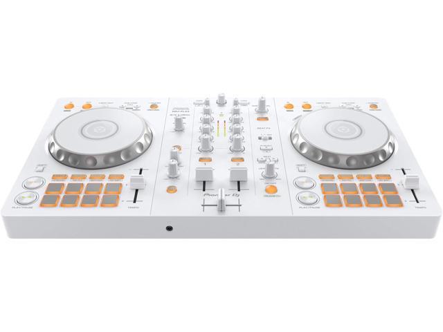 Pioneer DJ DDJ-FLX4-W 2-Channel - White rekordbox, Serato & djay DJ Controller with Smart Mixing