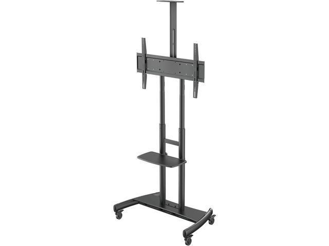 Kanto - Rolling TV Stand/AV Cart for Most 55" to 86" TVs and Interactive Displays - Black - image 2