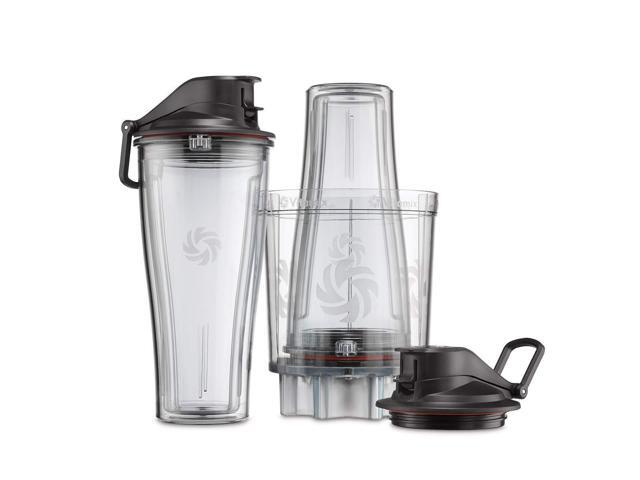 Vitamix - Personal Cup Adapter with Two 20-Ounce Blender Cups - Clear - image 7