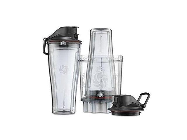 Vitamix - Personal Cup Adapter with Two 20-Ounce Blender Cups - Clear - image 8