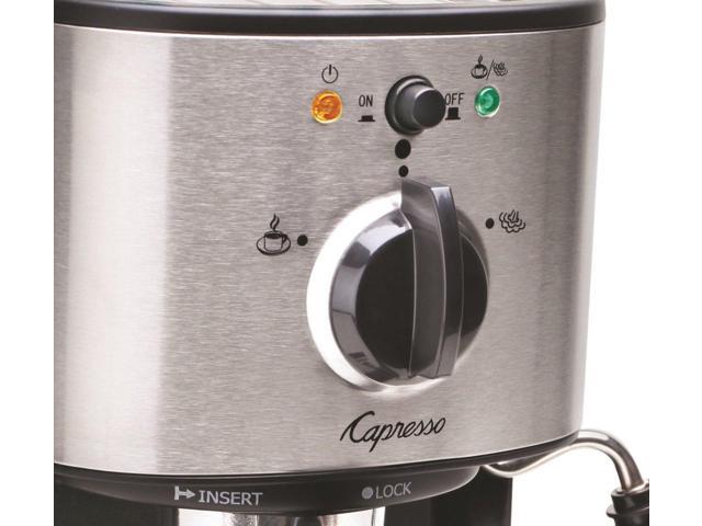 Capresso - EC100 Espresso Machine with 15 bars of pressure, Milk Frother and Thermoblock heating system - Black/Stainless Steel - image 6