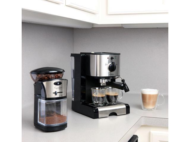 Capresso - EC100 Espresso Machine with 15 bars of pressure, Milk Frother and Thermoblock heating system - Black/Stainless Steel - image 4