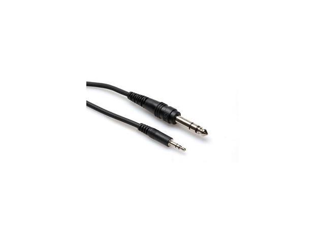 HOSA CMS-110 - Stereo Interconnect Cable Adapter 3.5 mm TRS to 1/4 in TRS - 10 ft