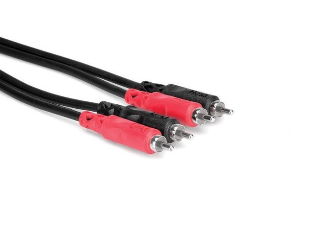 Hosa CRA203 Dual RCA to Dual RCA Cable, 3 Meters (9.9 ft)
