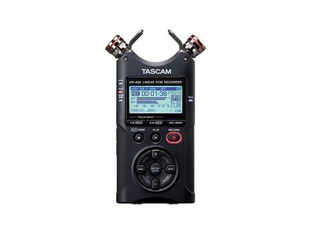 Tascam DR-40X 4-Track Dual Recording Mode LCD Digital Audio Recorder Black - image 2