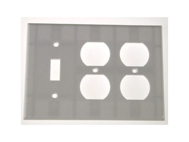 Leviton Plt 1Tog/2Dplx Wht 1052-5244