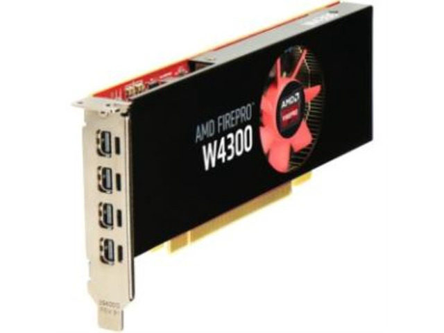 HP FirePro W4300 Graphic Card - 4 GB GDDR5 - Low-profile - Single Slot Space Req