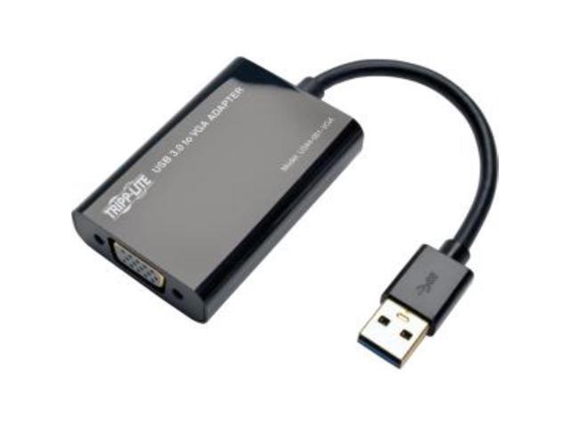 Tripp Lite USB 3.0 to VGA Adapter SuperSpeed 512MB SDRAM 2048x1152 1080p - VGA - 1 x VGA Outputs - PC, Mac - 1 x Monitors Supported' USB 3.0 512MB...