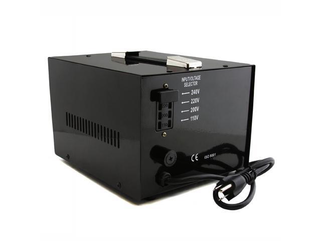 Rockstone Power 3000 Watt Voltage Converter Transformer - Heavy Duty Step Up/Down AC 110V/120V/220V/240V Power Converter - Circuit Breaker.