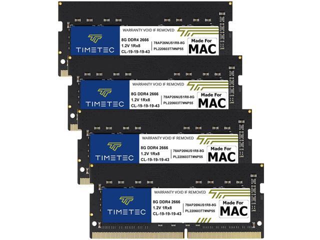 Timetec 32GB KIT(4x8GB) Compatible for Apple DDR4 2666MHz for Mid 2020 iMac (20,1/20,2) / Mid 2019 iMac (19,1) 27-inch w/Retina 5K Display...