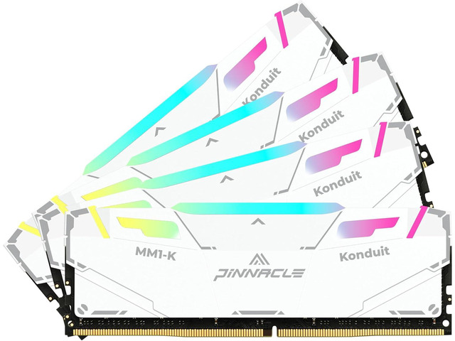 Timetec Pinnacle Konduit RGB 32GB KIT(4x8GB) DDR4 3200MHz PC4-25600 CL16-18-18-38 1.35V Compatible for AMD and Intel Desktop Gaming PC Memory...