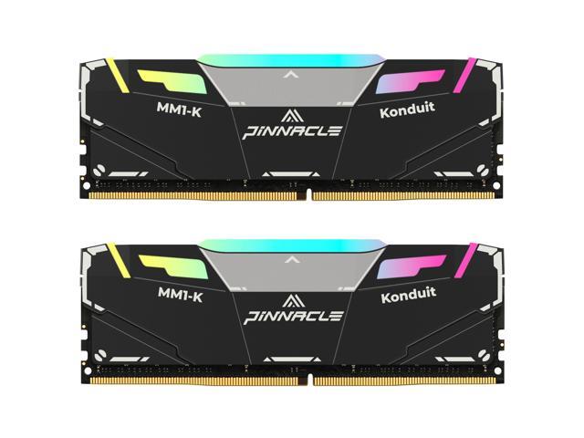 Timetec Pinnacle Konduit RGB 32GB KIT(2x16GB) DDR4 3200MHz PC4-25600 CL16-18-18-38 XMP2.0 Overclocking 1.35V Dual Rank Compatible for AMD and Intel...