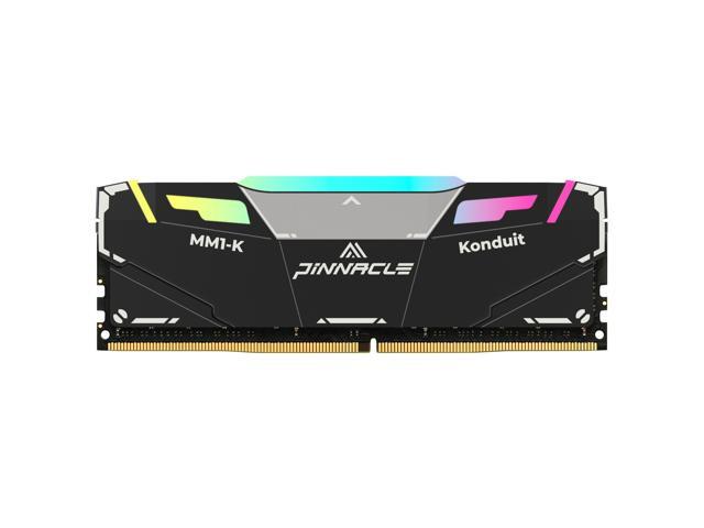 Timetec Pinnacle Konduit RGB 8GB DDR4 3600MHz PC4-28800 CL18-22-22-42 1.35V Compatible for AMD and Intel Desktop Gaming PC Memory Module RAM - Black