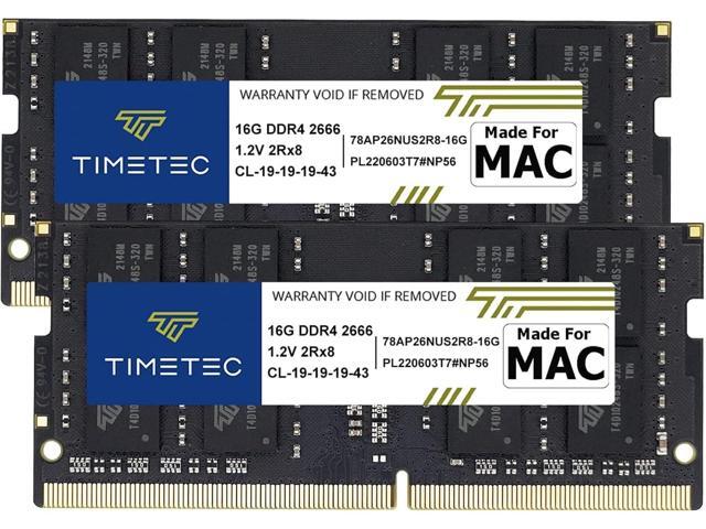 Timetec Timetec 32GB KIT(2x16GB) Compatible for Apple DDR4 2666MHz / 2667MHz for Mid