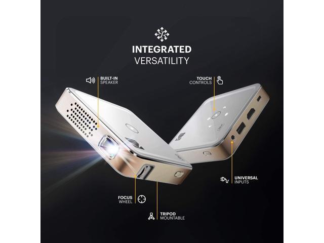 Kodak Ultra Mini Portable Projector - HD 1080p Support LED DLP Rechargeable Pico Projector - 100' Display, Built-in Speaker - HDMI, USB and Micro...
