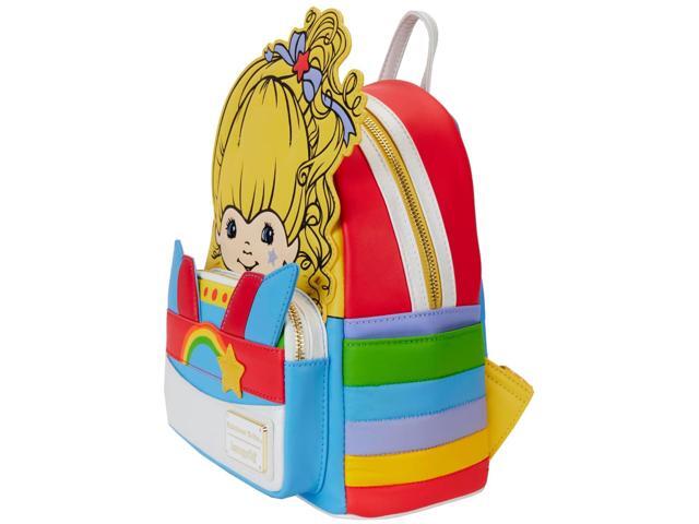 Loungefly Rainbow Brite Cosplay Mini Backpack with side pockets