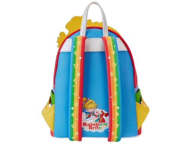 Loungefly Rainbow Brite Cosplay Mini Backpack with side pockets