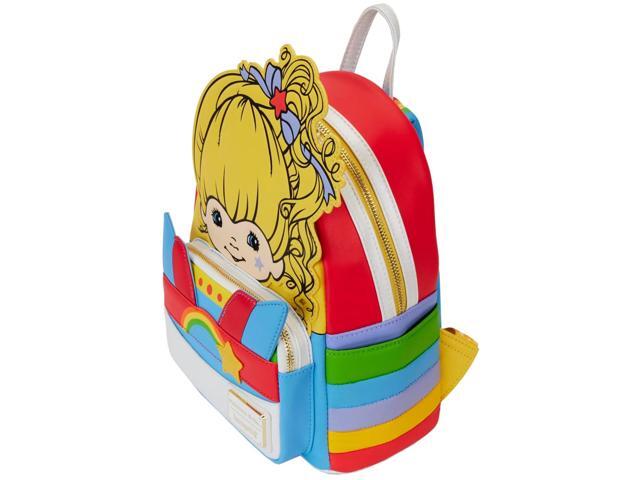Loungefly Rainbow Brite Cosplay Mini Backpack with side pockets