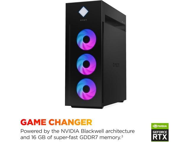 HP - OMEN 45L Gaming Desktop GT22-3080 - Intel Core Ultra 7 265K - 32GB DDR5 Memory - NVIDIA GeForce RTX 5080 - 2048GB SSD - Black - image 8