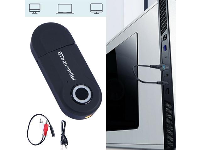 Wireless Bluetooth 5.0 Transmitter A2DP Audio RCA to 3.5mm AUX + USB Adapter